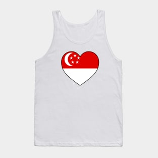 Heart - Singapore Tank Top